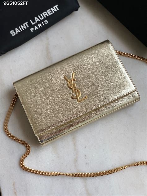 so kate light gold saint laurent ysl clutch|KATE clutch in brushed leather .